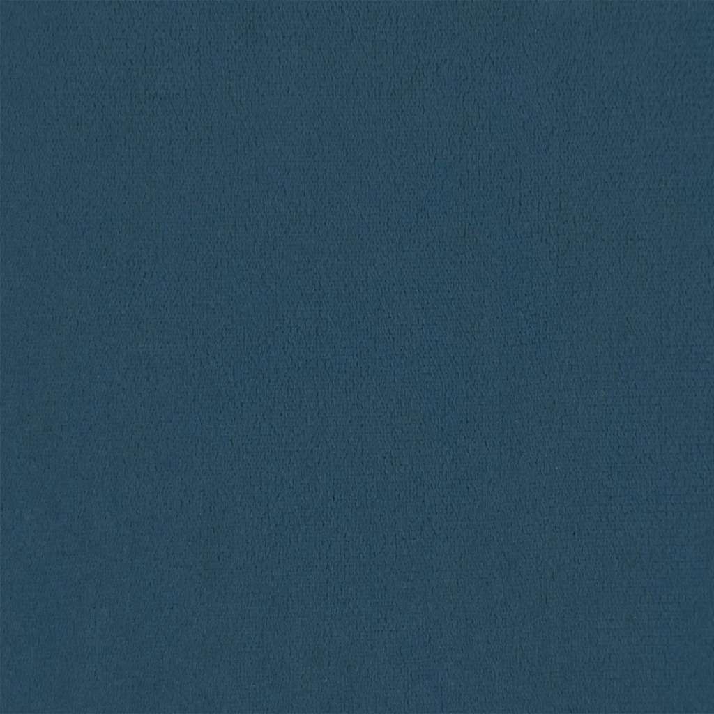 Ottoman krevet s madracem tamnoplavi 200x200 cm baršun