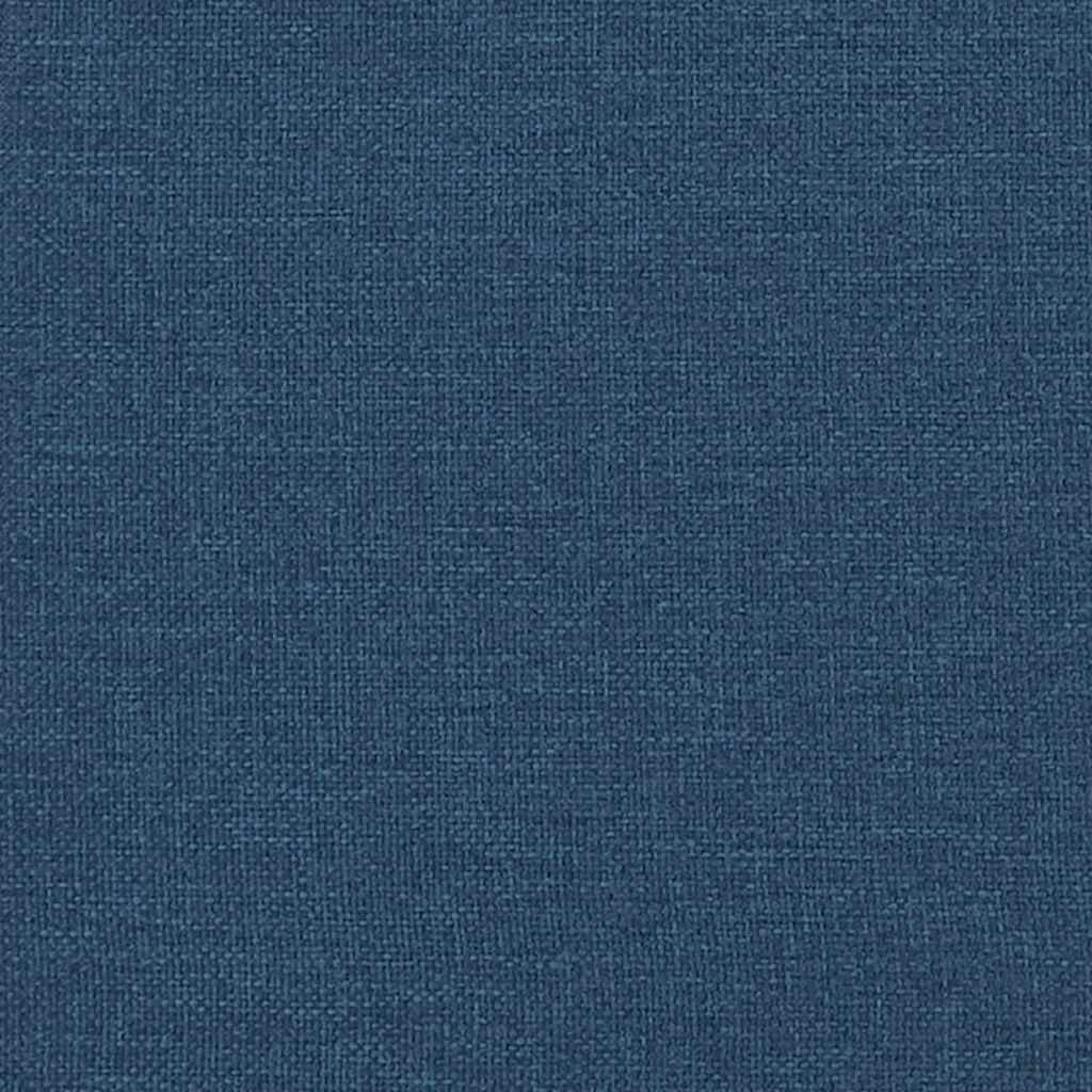 Ottoman krevet s madracima plavi 160x200 cm tkanina