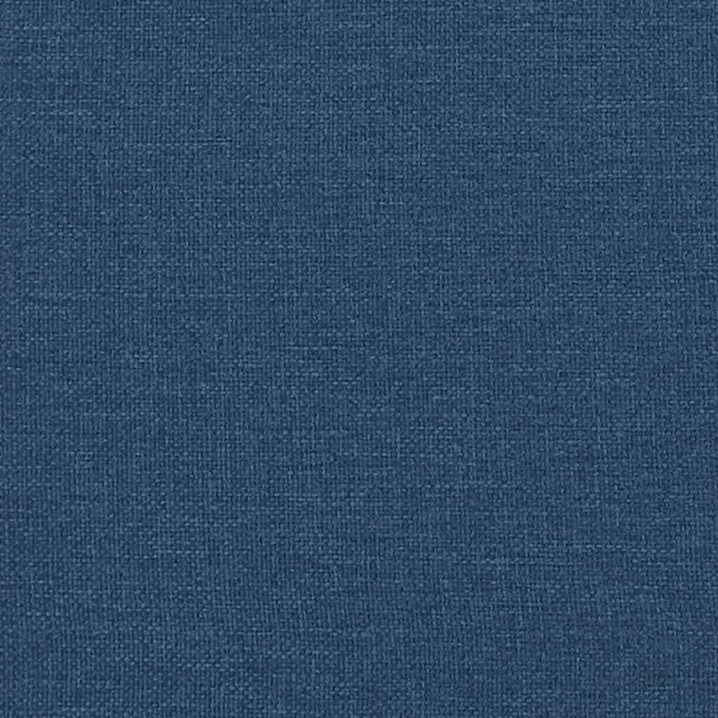 Ottoman krevet s madracima plavi 160x200 cm tkanina