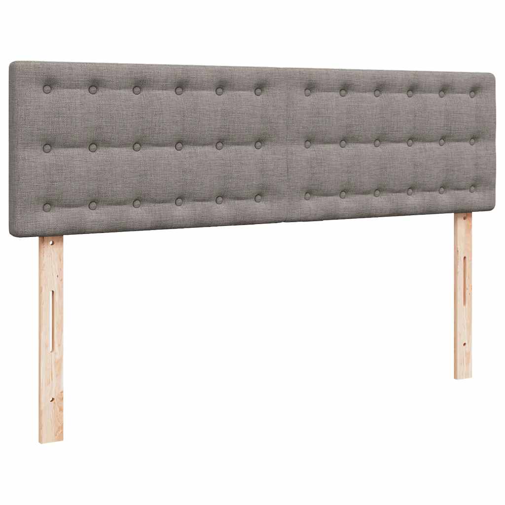 Ottoman krevet s madracima, taupe 160x200 cm, tkanina