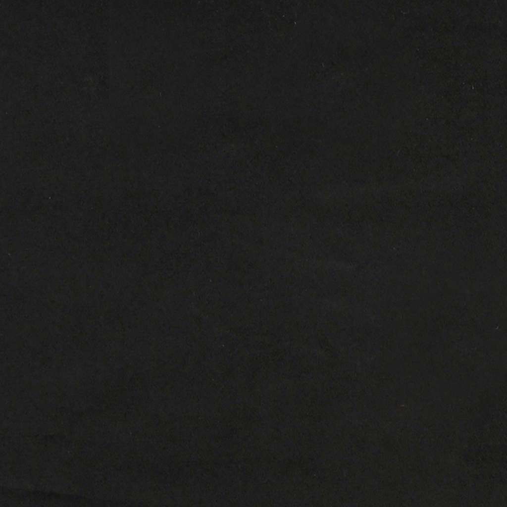 Sofa fotelja s naslonima za ruke crna 55 cm baršunasta