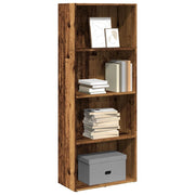 Regal za knjige boja starog drva 60x30x152 cm konstruirano drvo