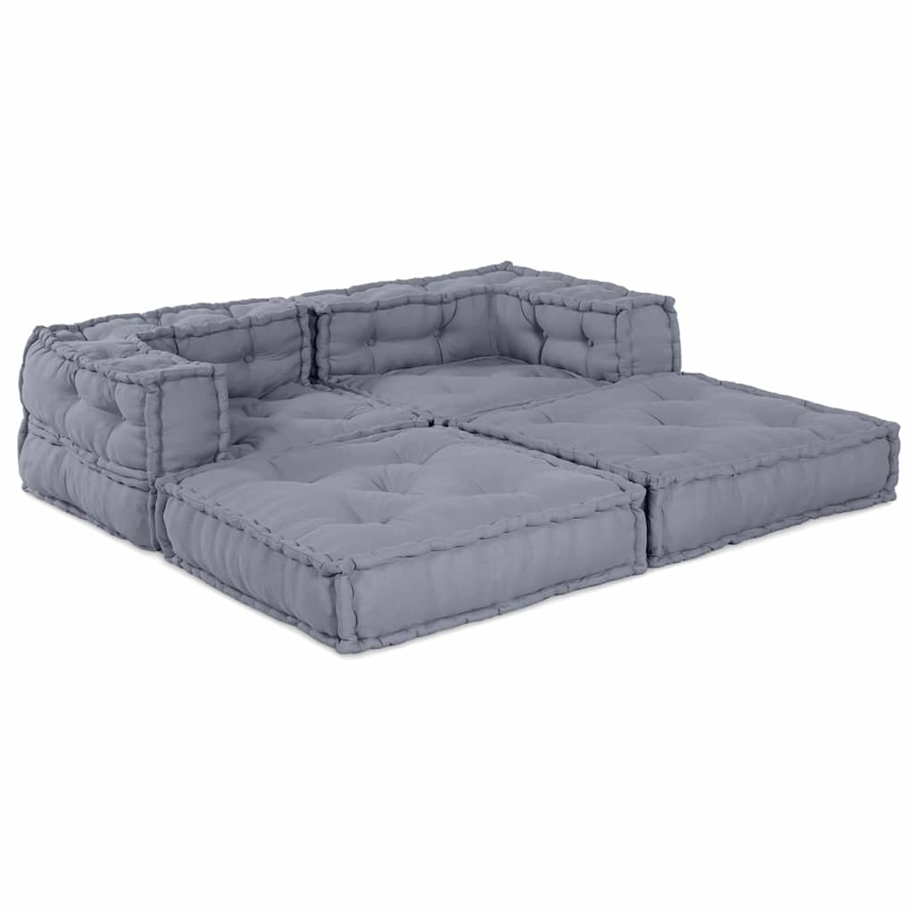 Modularna sofa 2 pcs Siva 140 x 70 x 56 cm Tkanina