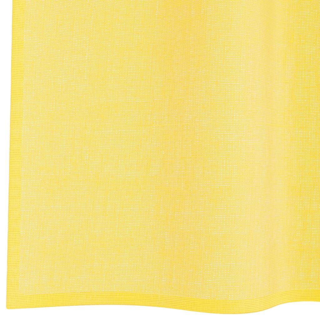 Voile zavjese s petljama 2 kom žute 140x225 cm