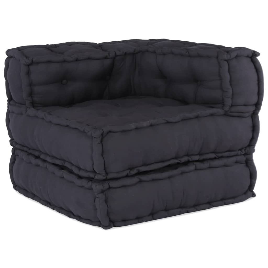 Modularna sofa Antracit 70x70x54 Tkanina