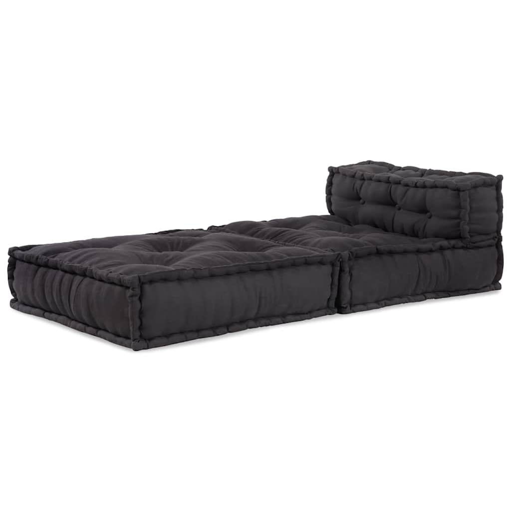 Modularna sofa Antracit 70x70x54 Tkanina