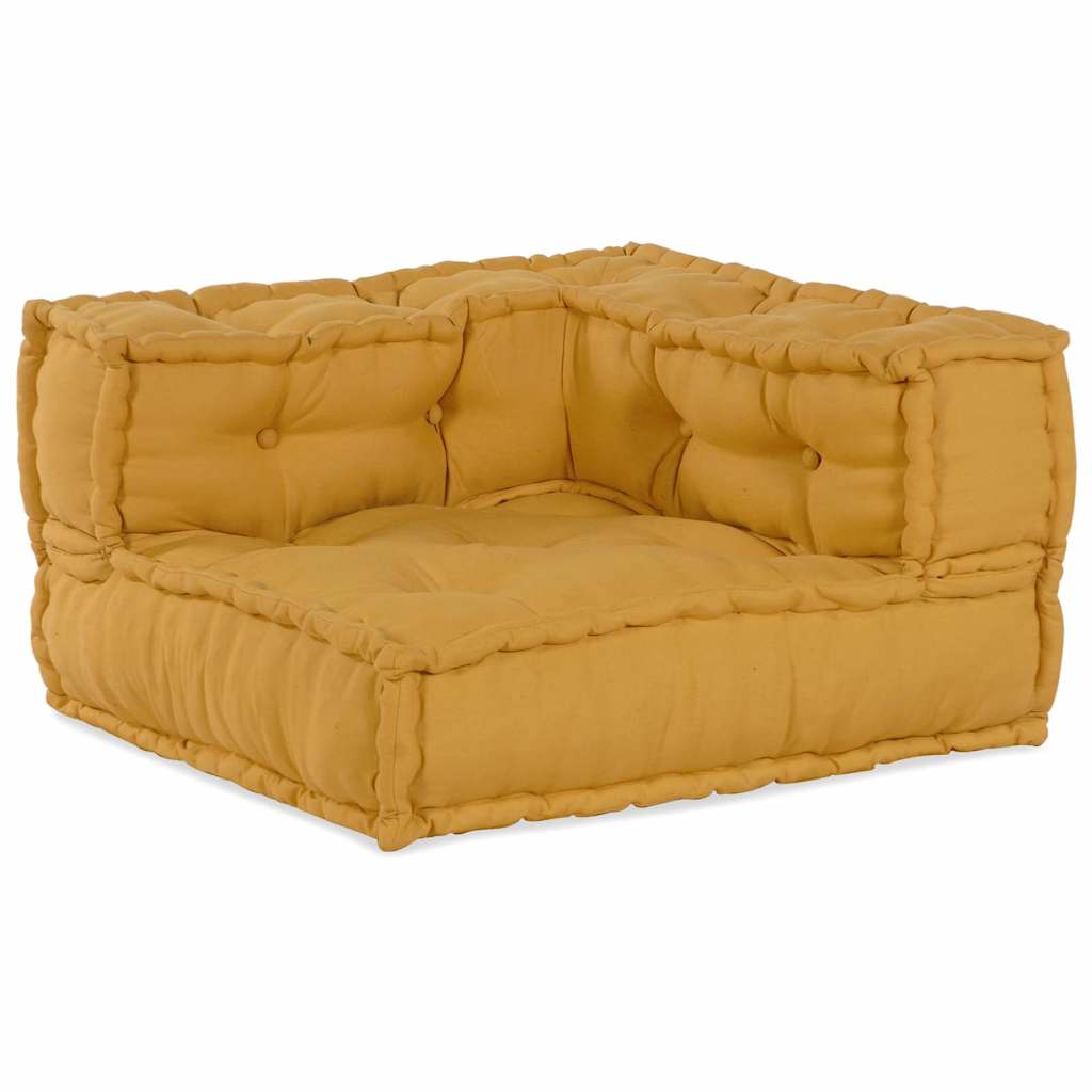 Modularna sofa s 2 sjedišta, žuta, 140x70x36, tkanina