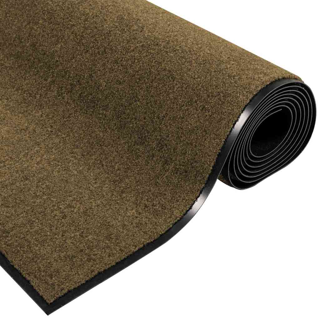 Otirač Ostalo Smeđa i crna 120 x 300 cm Poliamid i PVC