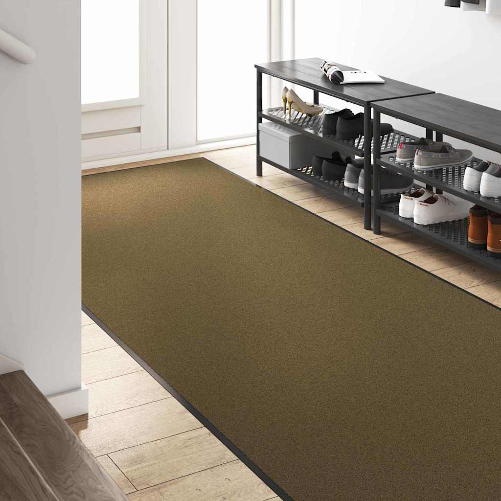 Otirač Ostalo Smeđa i crna 120 x 300 cm Poliamid i PVC