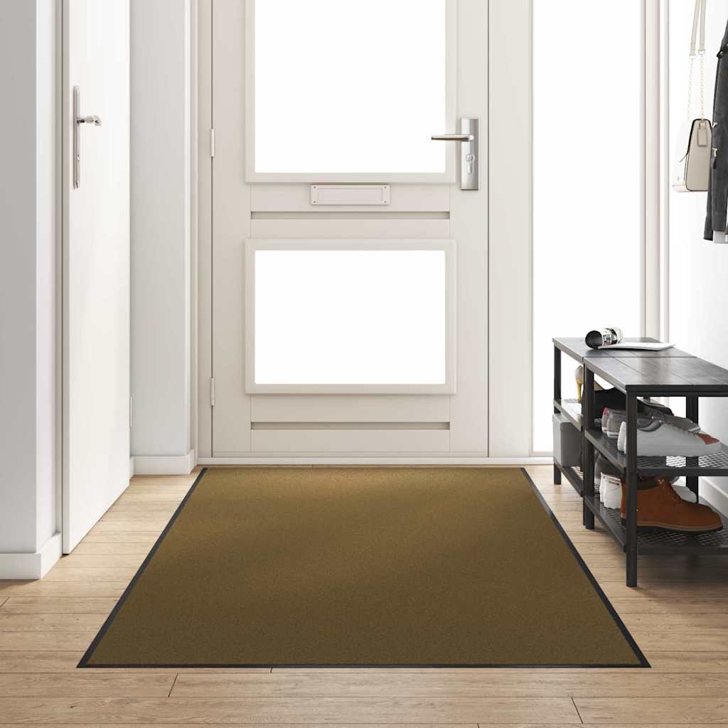Otirač Ostalo Smeđa i crna 120 x 300 cm Poliamid i PVC