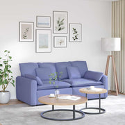 Modularna sofa s jastucima, traperice plave boje