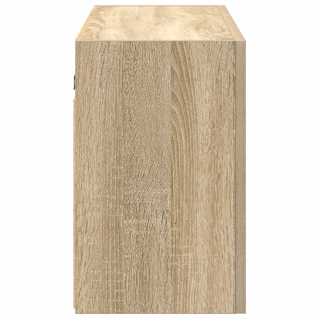 Kupaonski zidni ormarić sonoma hrast 100x25x40 cm izrađeno drvo