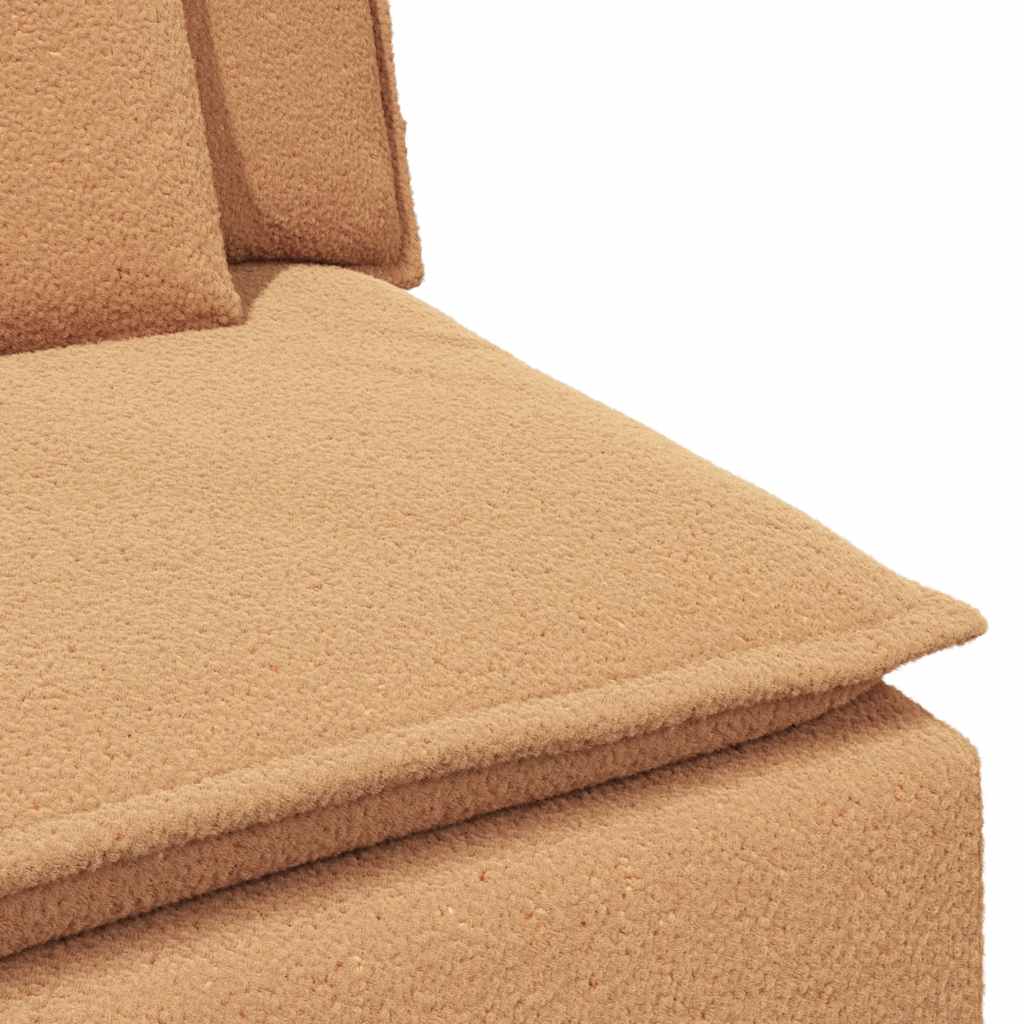 Modularni kauč s jastucima bež boje 100 cm