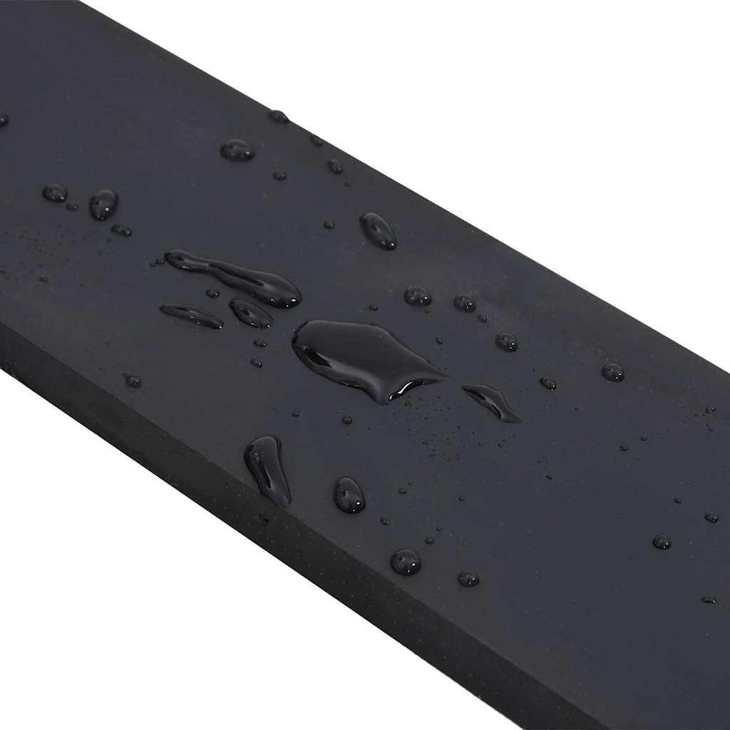 Gumeni rub za snježni plug crni 200x8x1 cm