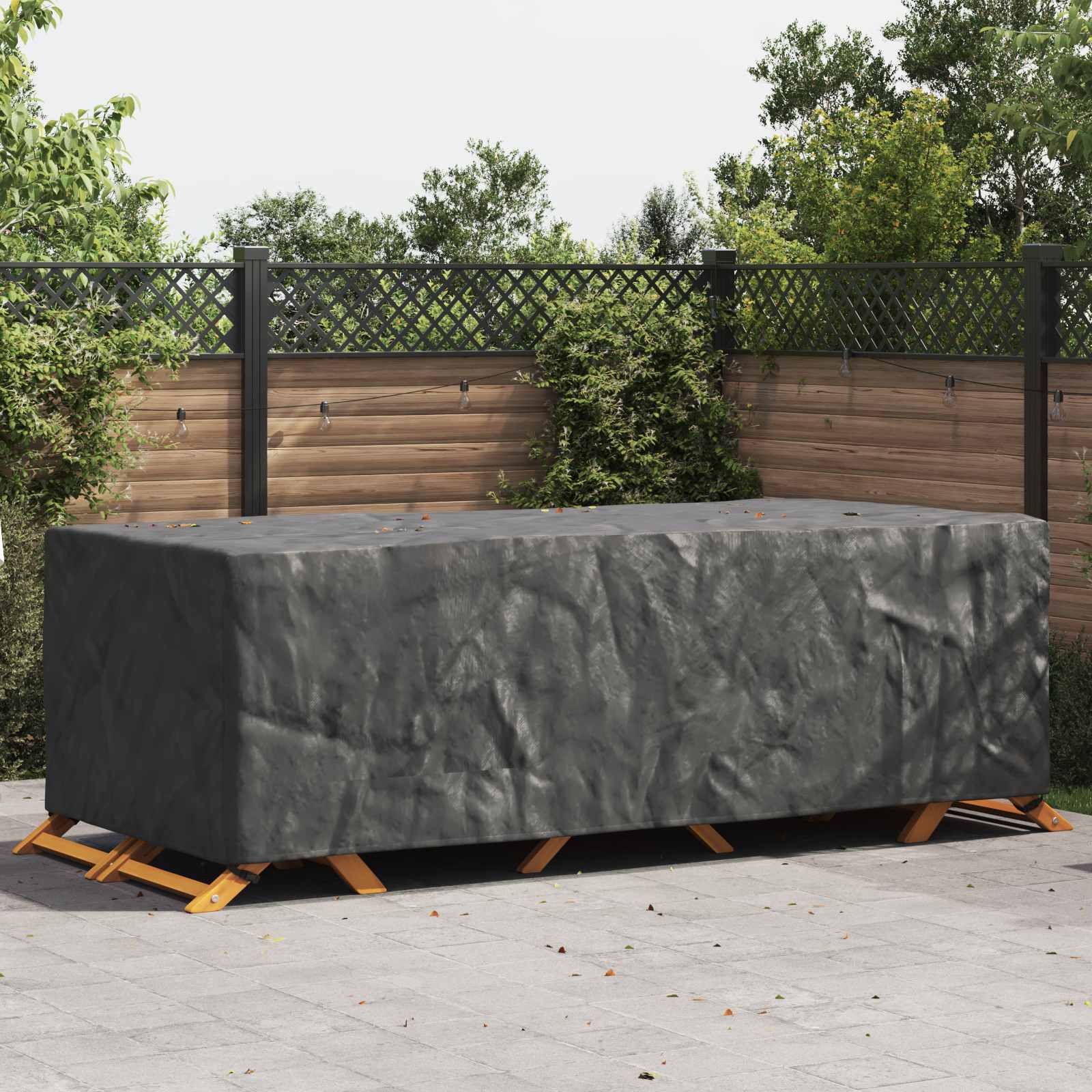 Pokrov za namještaj Jednobojno Crna 300 x 110 x 70 cm 210D