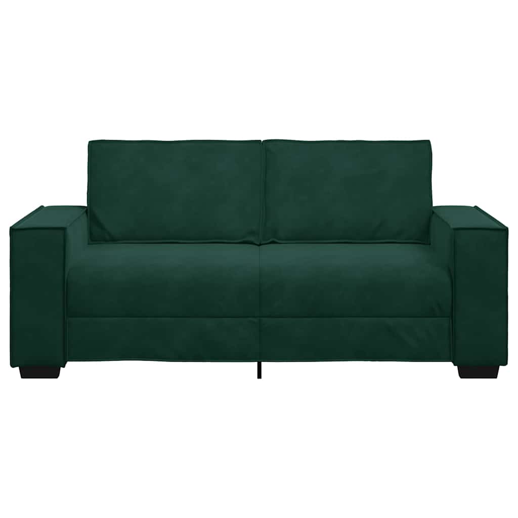 Dvosjed Sofa Tamnozelena 180x78x84 cm Baršun