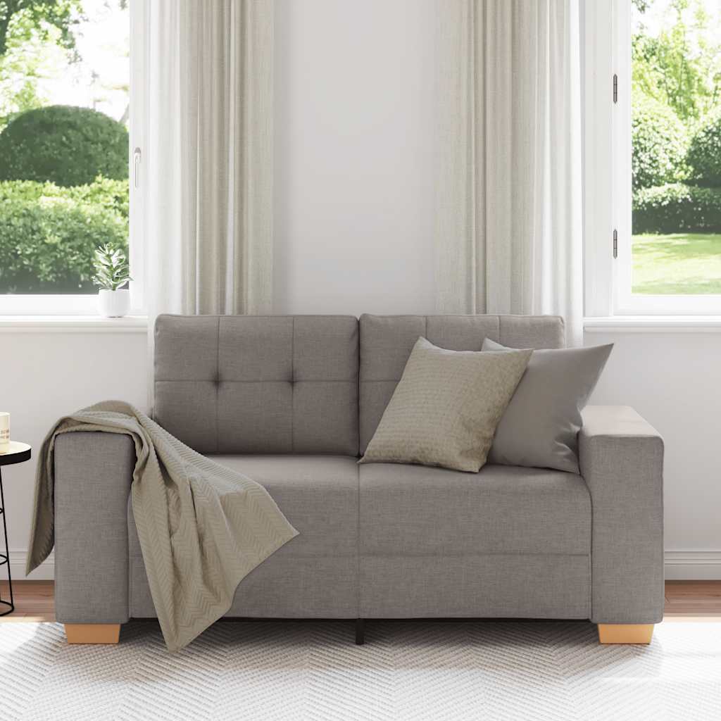 Dvosjed, sofa, taupe, 160x77x82 cm, tkanina