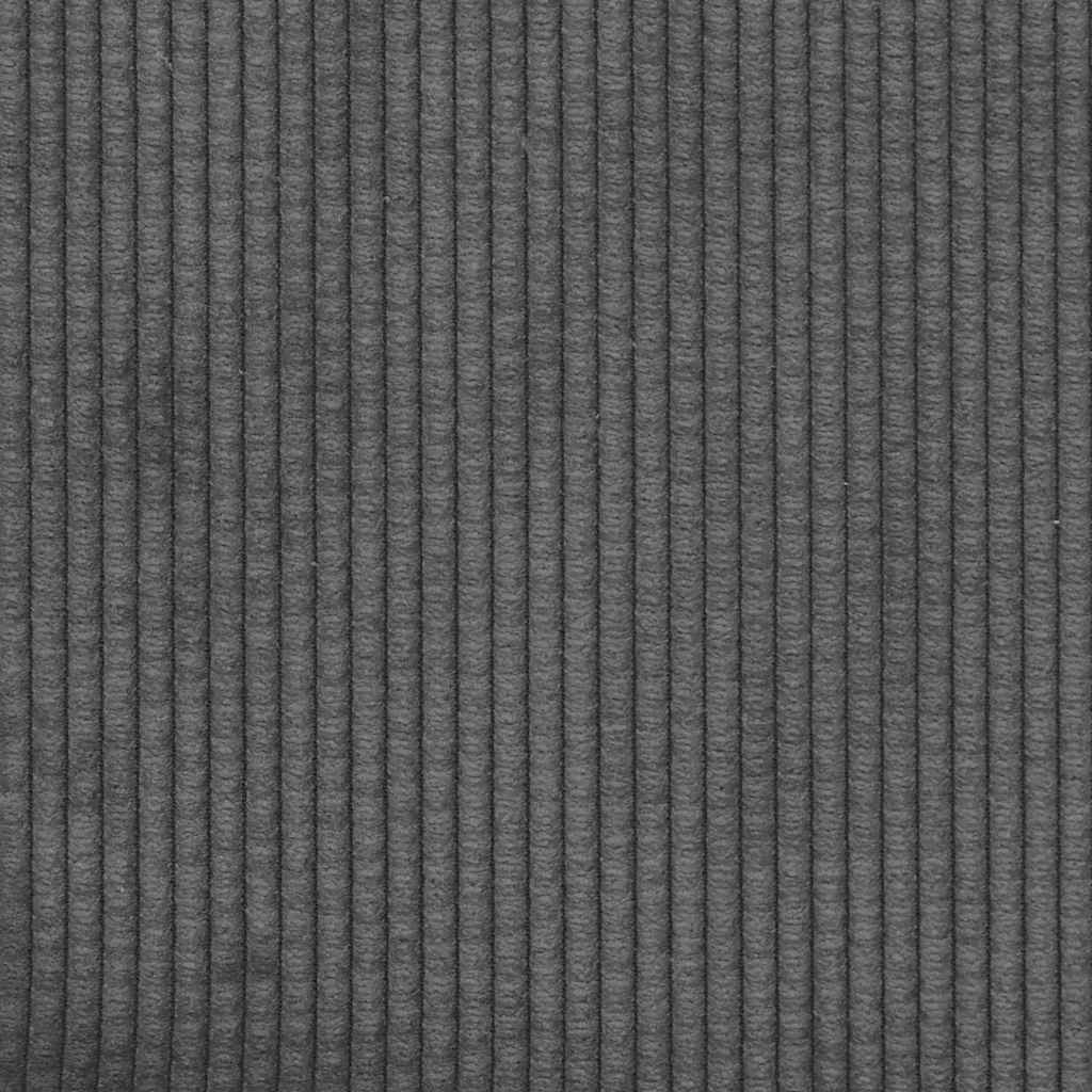 Sofa fotelja tamno siva 100x77x82 cm korduro tkanina