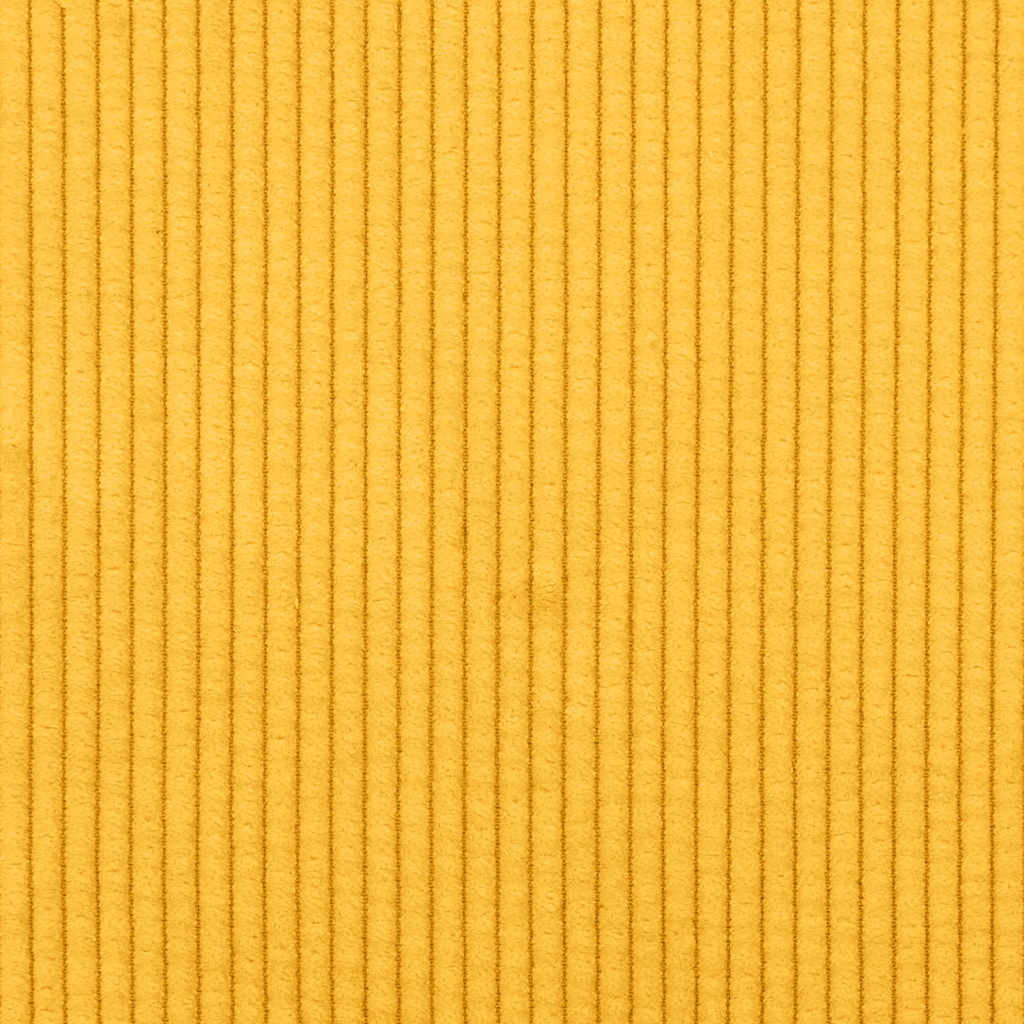 Dvosjed svijetložuti 160x77x82 cm korduro tkanina
