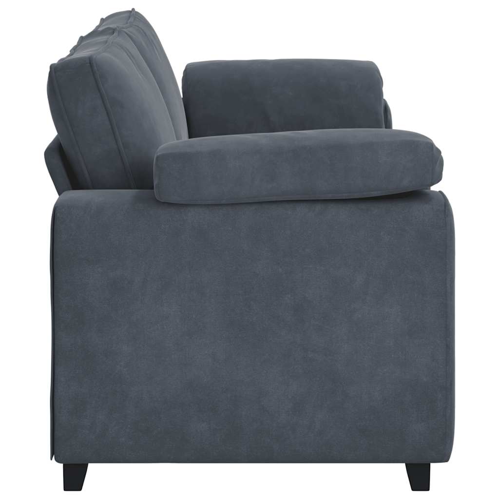 Trosjed Tamno siva 220x77x82 cm Baršun