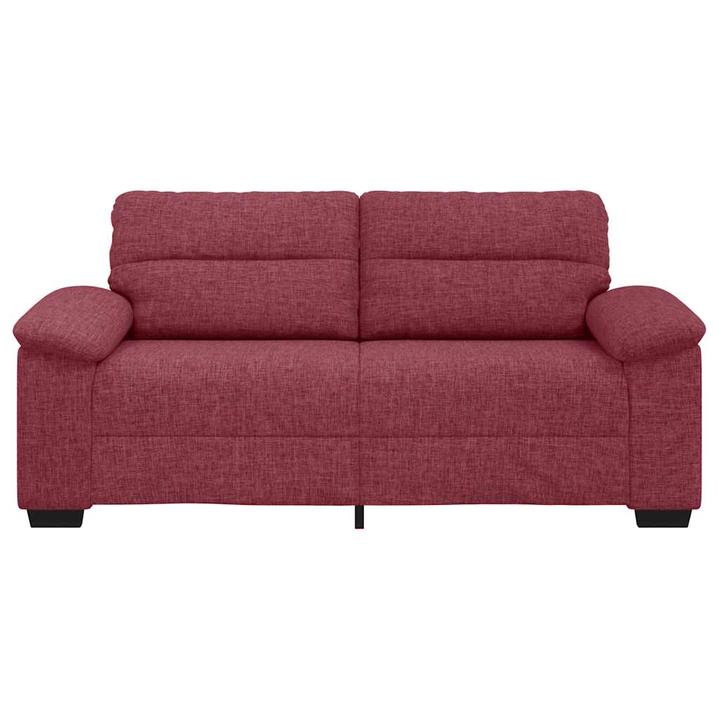 Dvosjed Kauč Vinsko Crvena 180x81x84 cm Tkanina