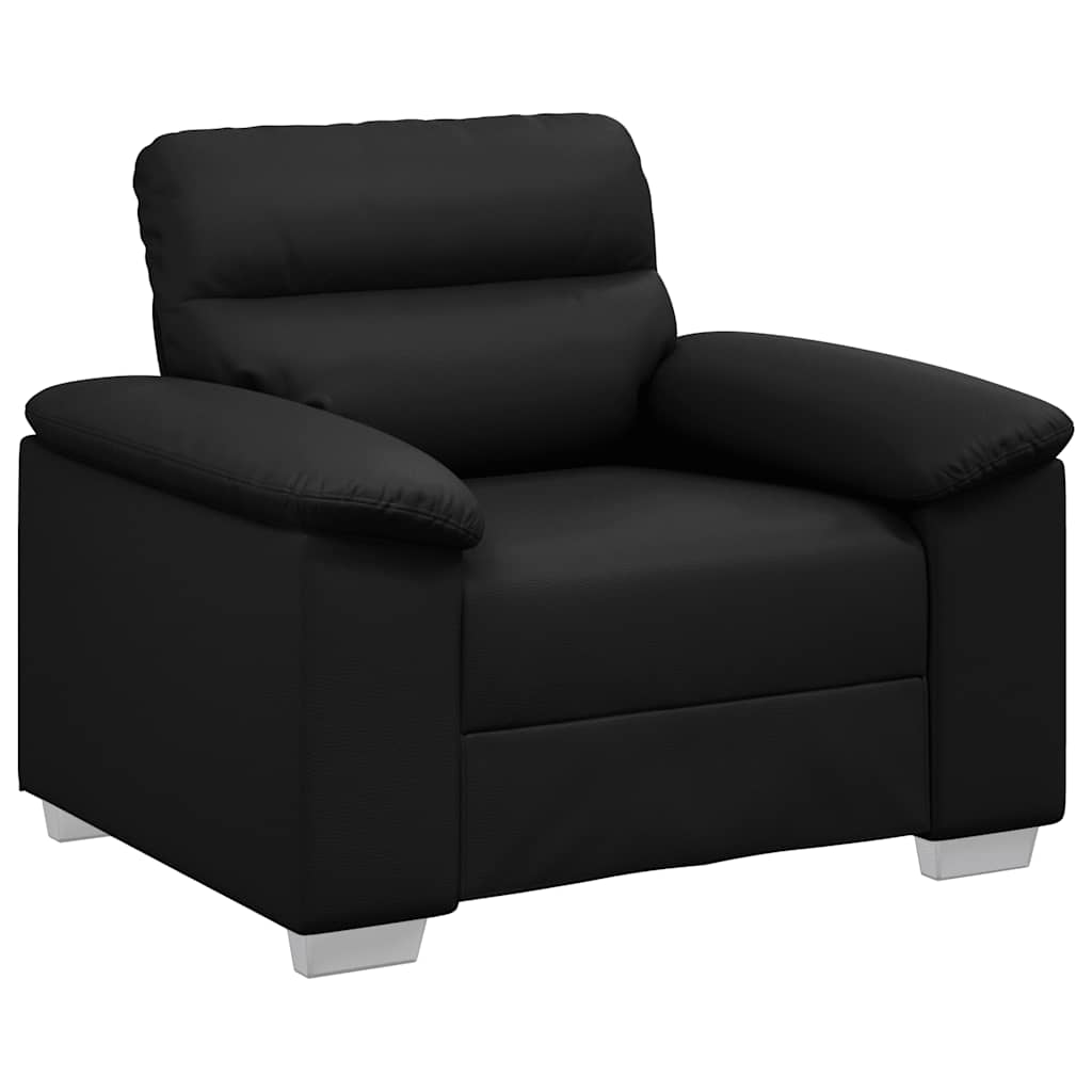 Sofa fotelja crna 100x81x84 cm umjetna koža