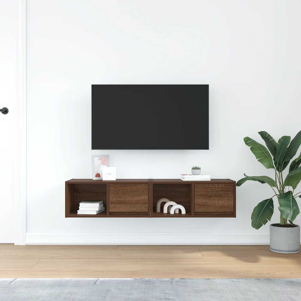 TV ormarići 2 kom boja smeđeg hrasta 60x31x25,5 cm drveni