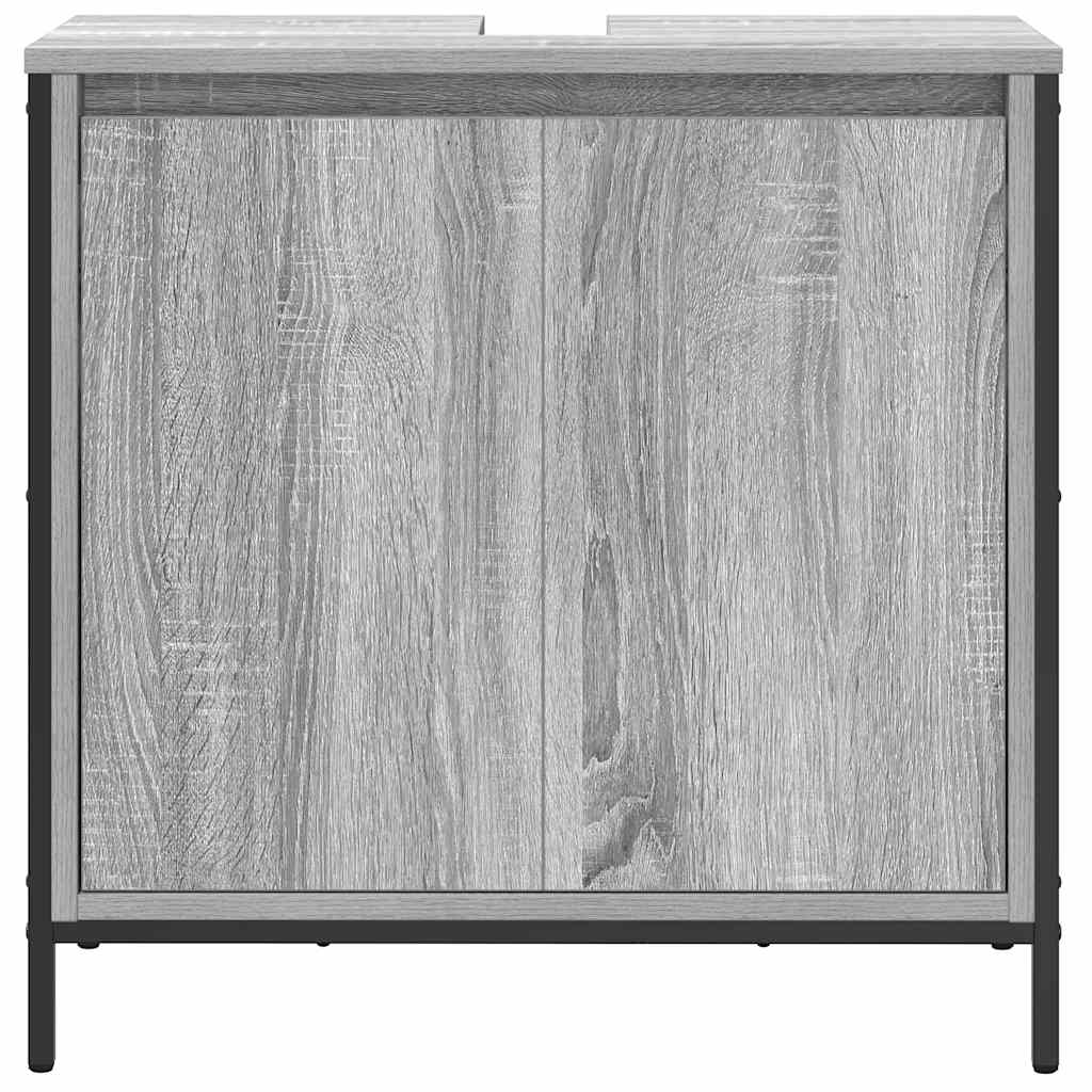 Ormarić za umivaonik u kupaonici sivi Sonoma 60x34,5x60 cm