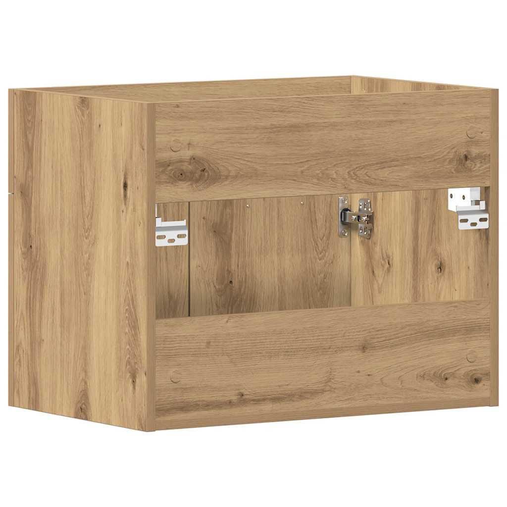 Ormarić za umivaonik u kupaonici Artisan hrast 60x38,5x46 cm Konstruirano drvo