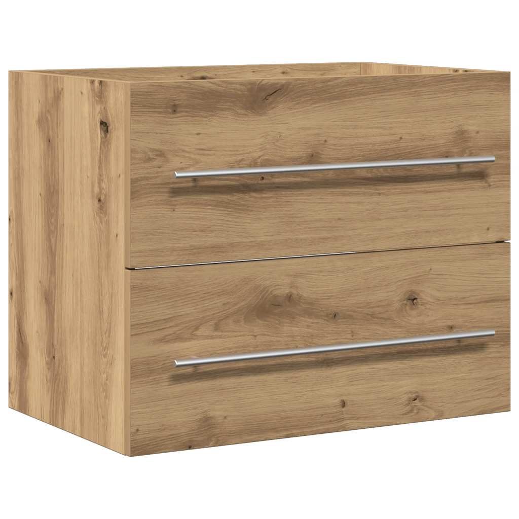 Ormarić za umivaonik u kupaonici Artisan hrast 60x38,5x48 cm Konstruirano drvo