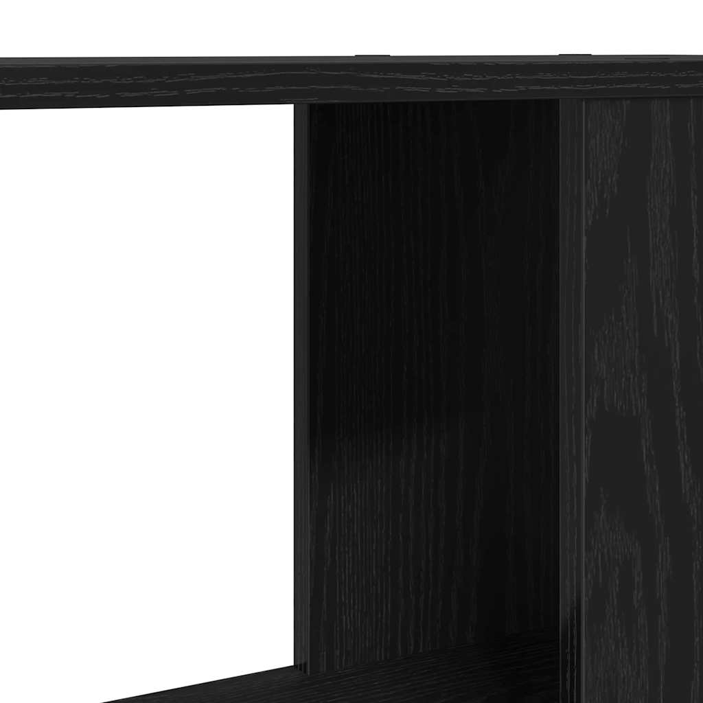 Ormar za knjige/Pregrada za sobu crni hrast 60x24x186 cm
