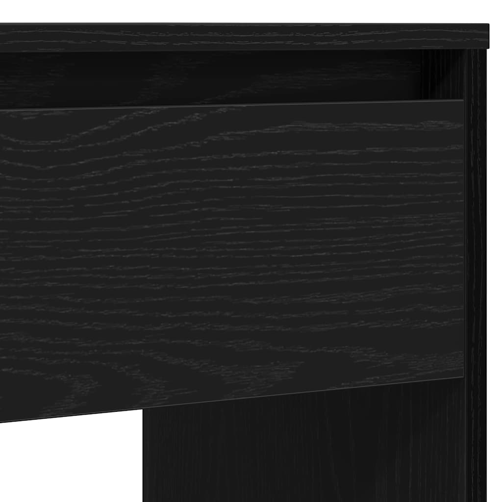 Konzolni stolić crni hrast 89x41x76,5 cm Konstruirano drvo