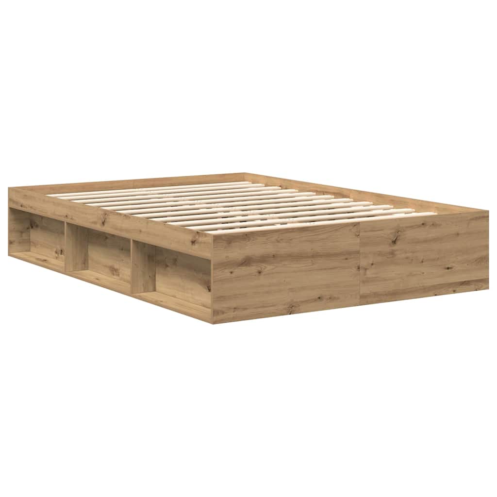 Okvir kreveta bez madraca 140x190 cm konstruirano drvo