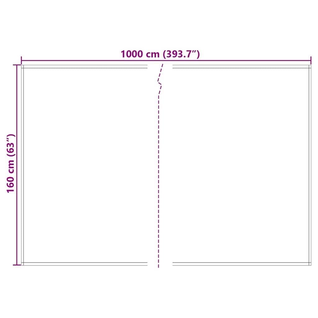 Zamjensko platno za tendu Žuta i narančasta 1000 x 160 cm