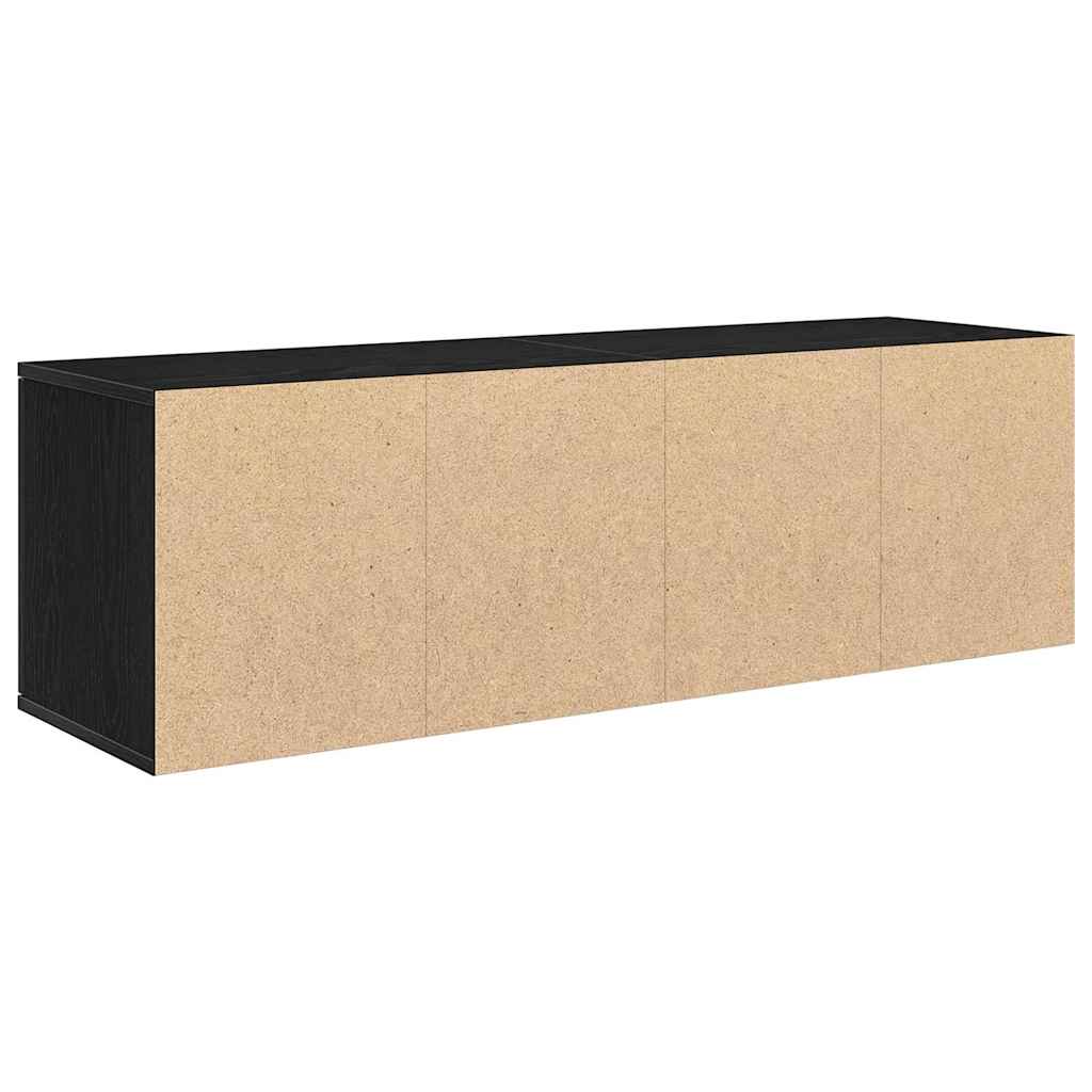 TV ormarić crni hrast 120x34x37 cm inženjerski drvo