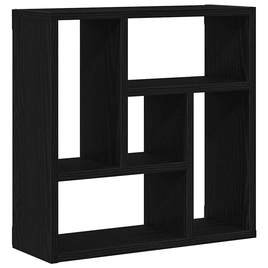 Zidna polica crni hrast 45x16x45 cm inženjerski drvo