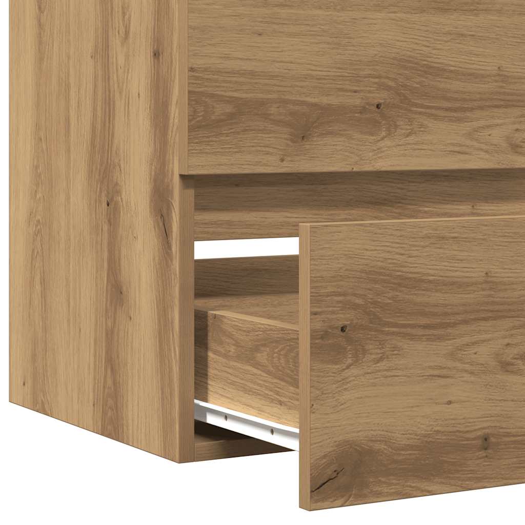 Ormarić za umivaonik u kupaonici Artisan hrast 41x38,5x45 cm Konstruirano drvo