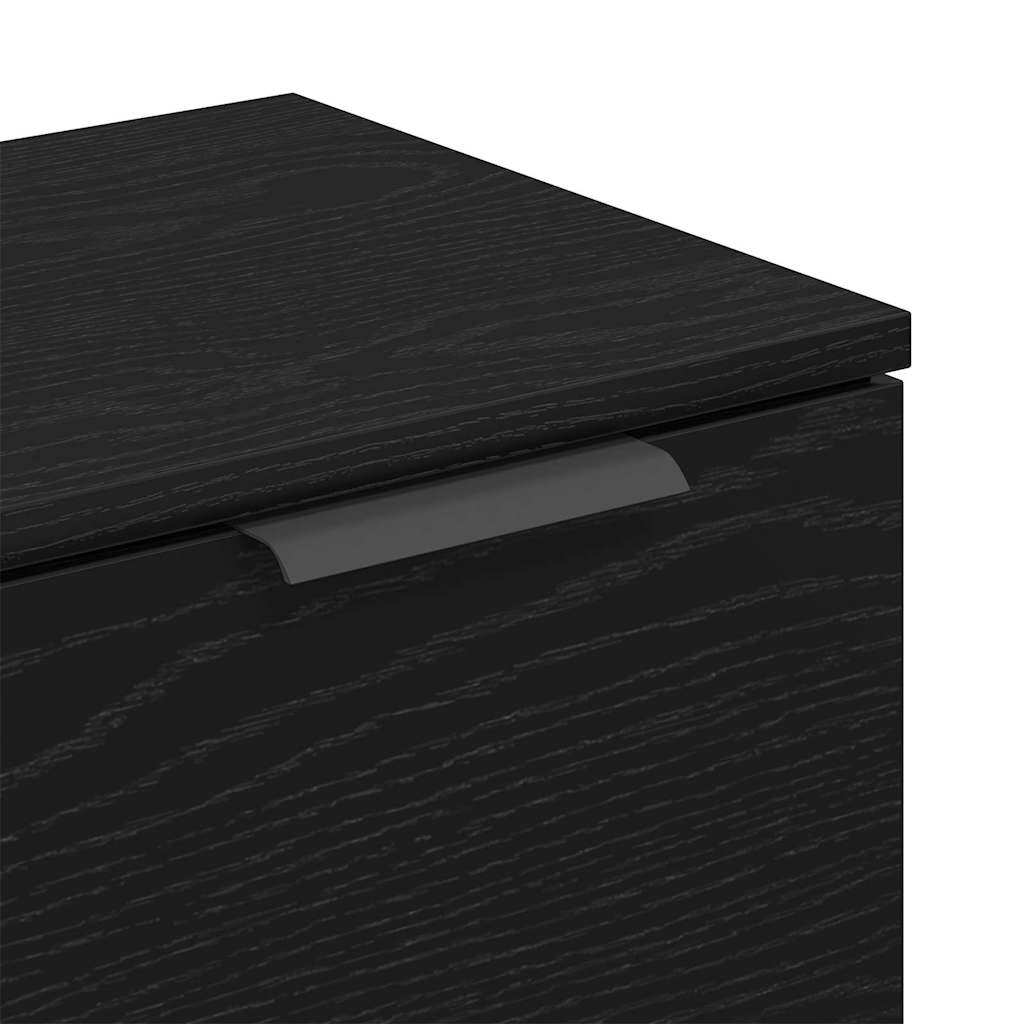 Kreveta Crni hrast 90,5 x 30 x 70 cm Konstruirano drvo
