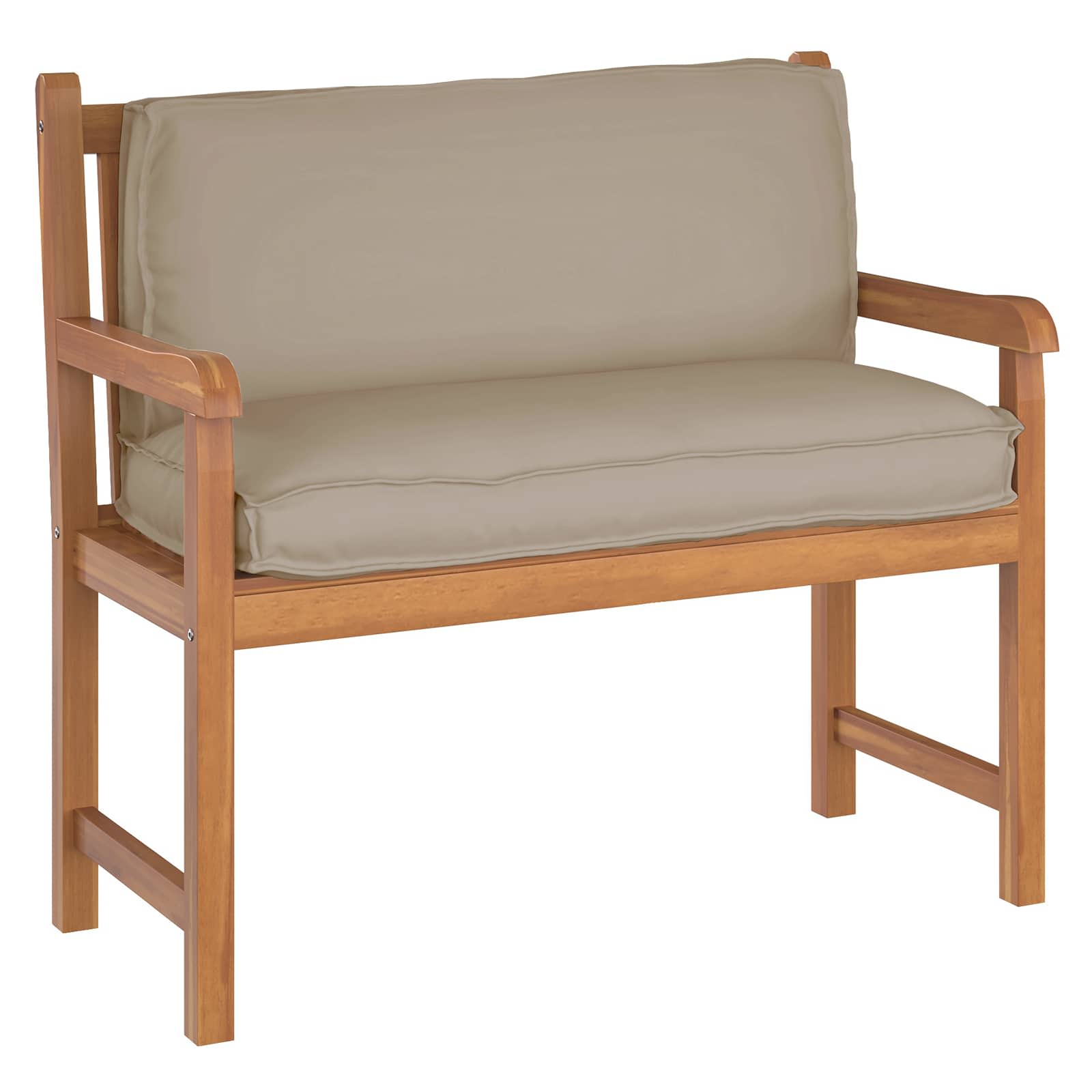 Jastuk Sivo-smeđa 120 x 40 x 12 cm Oxford tkanina