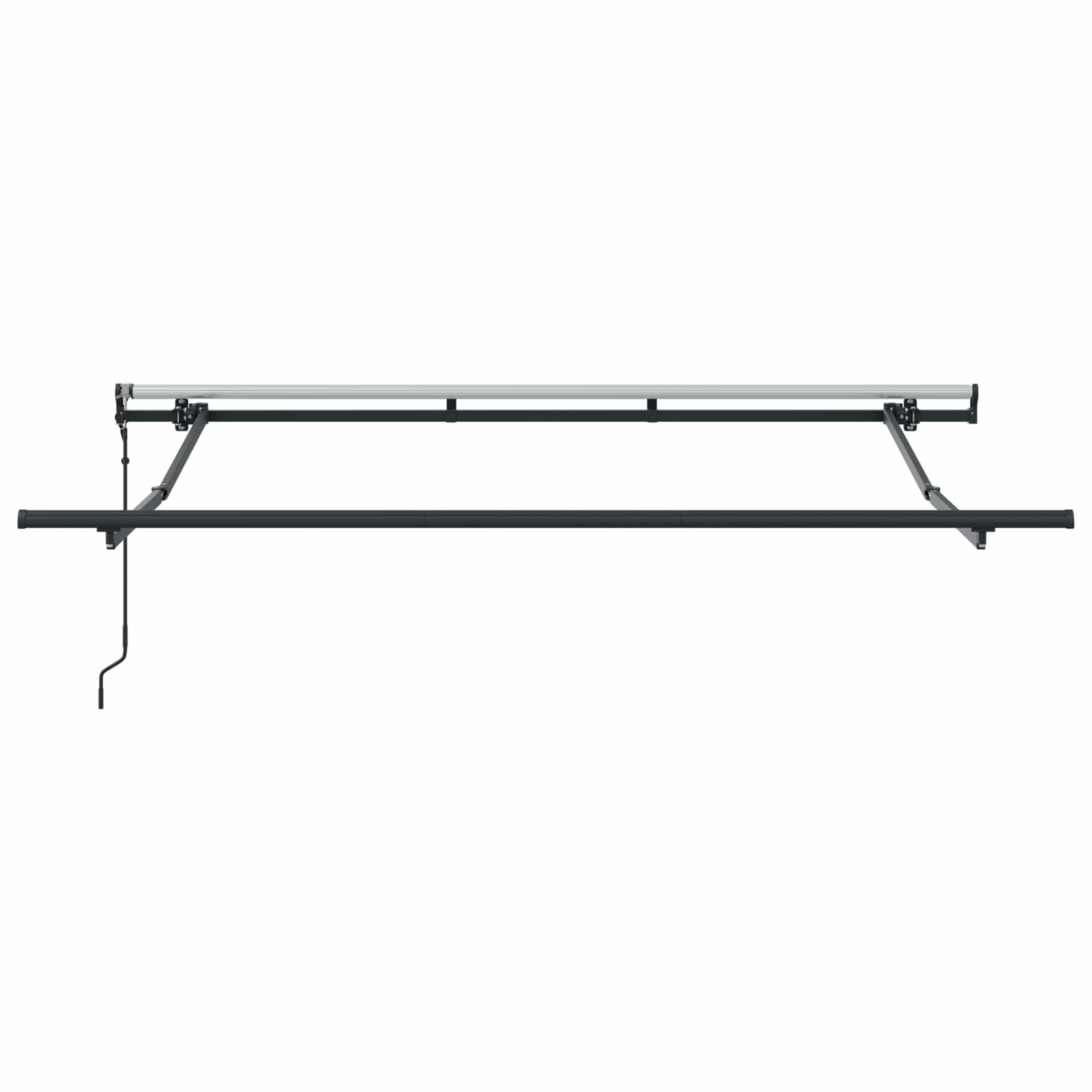 Skrovita tenda Smeđa 300 x 200 cm tkanina
