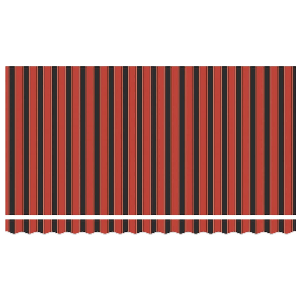 Skrovita tenda Narančasta 350 x 200 cm tkanina