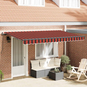 Skrovita tenda Narančasta 350 x 200 cm tkanina