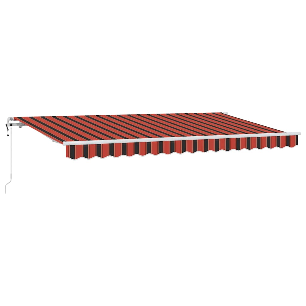Skrovita tenda Narančasta 350 x 200 cm tkanina