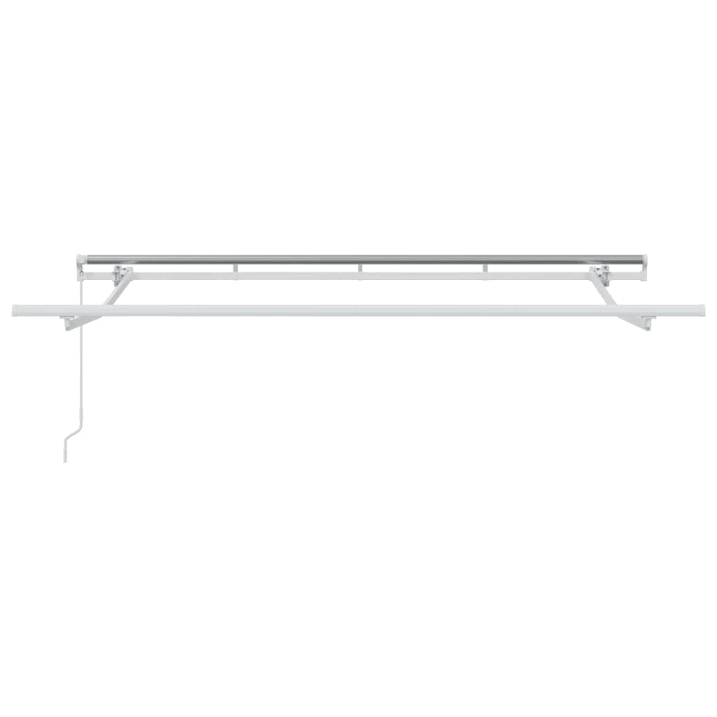 Skrovita tenda Zelena 350 x 200 cm tkanina