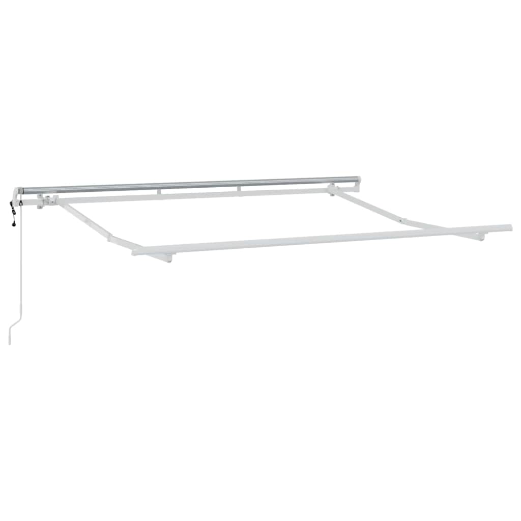 Skrovita tenda Zelena 350 x 200 cm tkanina