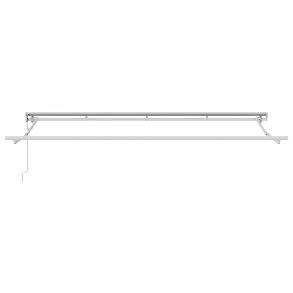 Okvir tende Svijetlo siva 400 x 200 cm Poliester s PU premazom