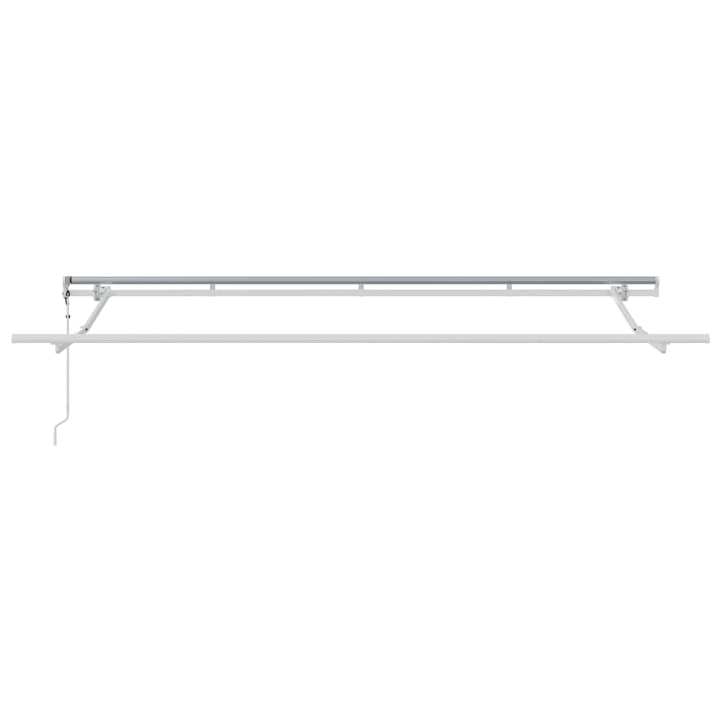 Skrovita tenda Svijetlo siva 400 x 200 cm tkanina
