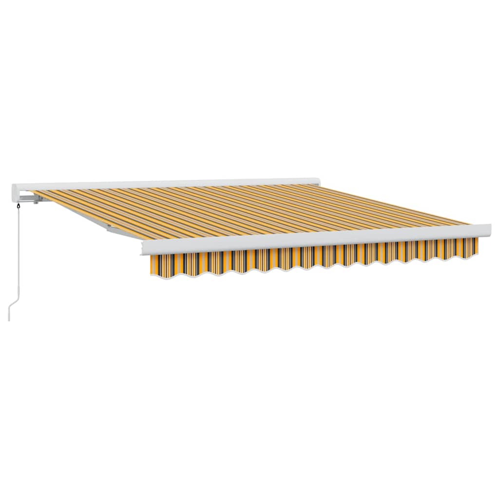 Povlačivi tende Šareni 300 x 250 cm Platno i Aluminij