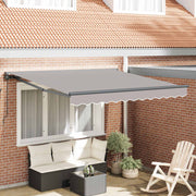 Okvir tende Svijetlo siva 300 x 250 cm Poliester s PU premazom