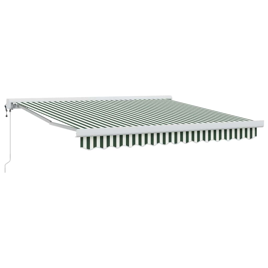 Povlačivi tende Zelena i bijela 300 x 250 x 165 cm